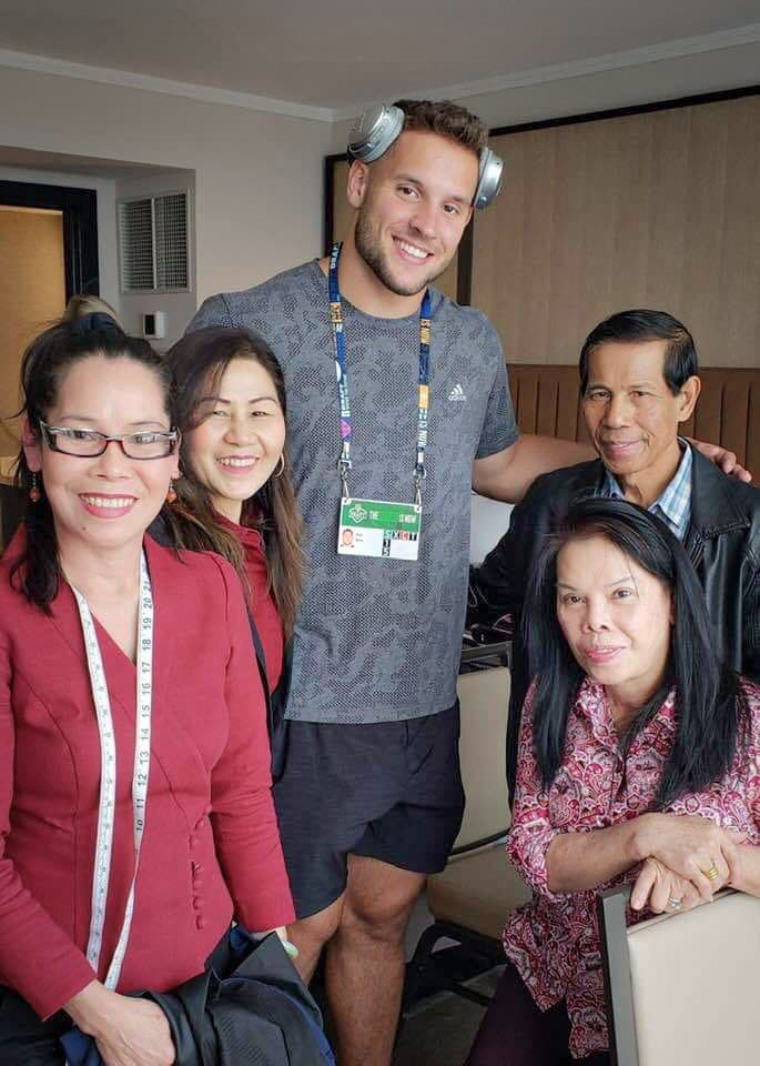 Tailoring work shown with a Vila Cleaners client